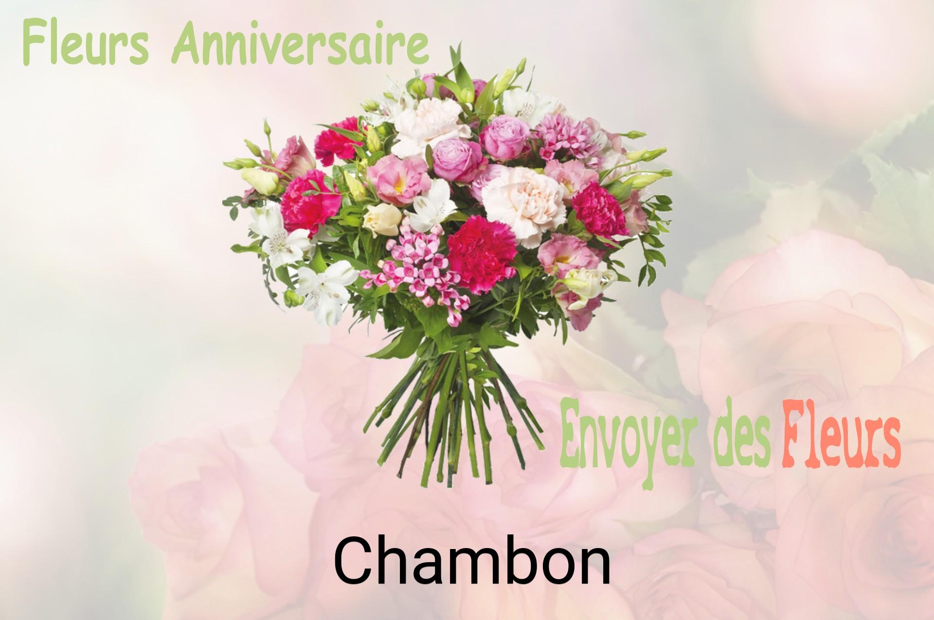 Bouquet de fleurs d’anniversaire livré à Chambon