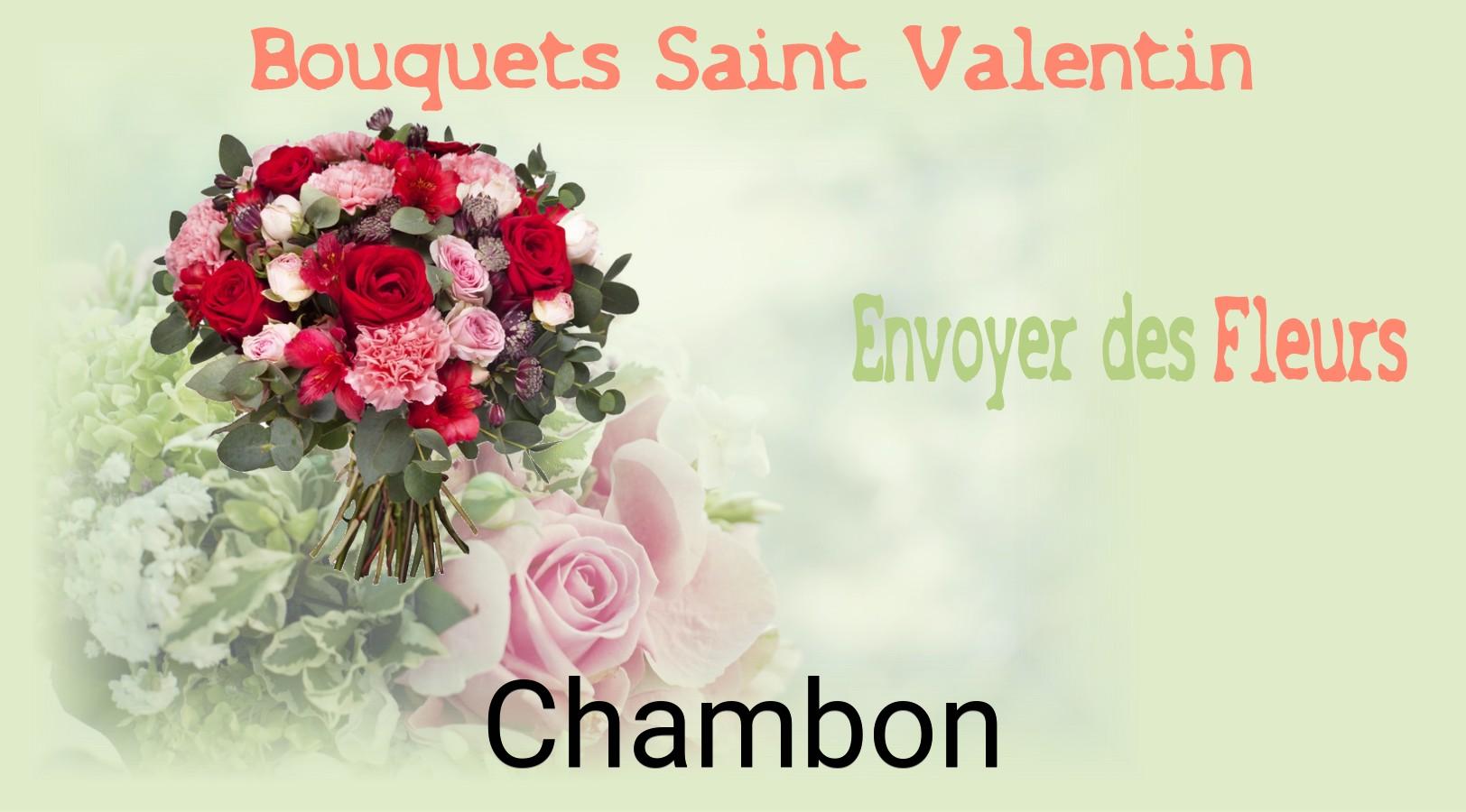 Roses de Saint-Valentin livrées à Chambon